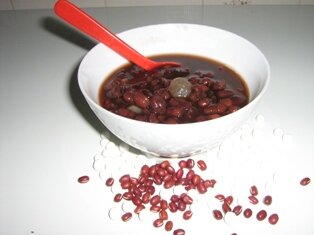 Red Bean
 Soup a sweet Penang dessert