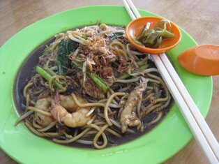 Penang Hokkien Noodles, A chinese hokkien specialty dish recipe