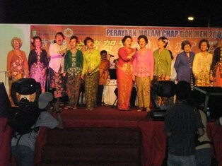 The Nyonyas singer during chap goh meh in penang