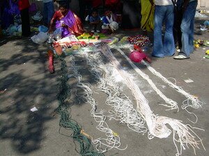 skewers hooks and rope for skewering Thaipusam Penang