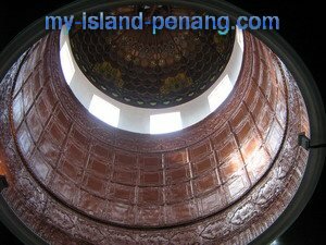 Copper Carvings on Penang High Court Dome