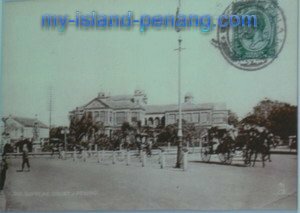 Old Postcard of Penang High Court