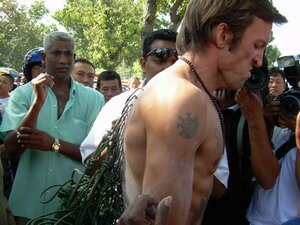 Love being skewered in Thaipusam Penang