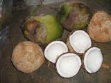 Not too old coconuts for Nyonya Kuih