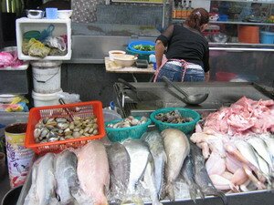 Penang Seafood Hawker stall in New Lane