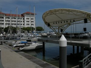 The marina