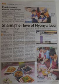 Nyonya cooking in Star 2nd June 2010