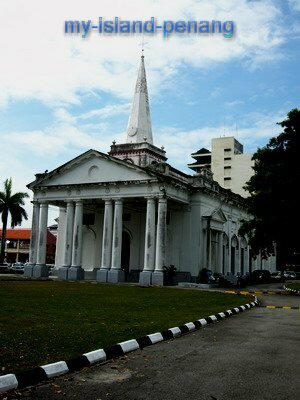 St George Church Front View in Penang