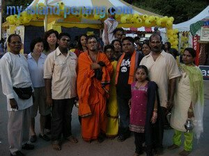 Thinakaran with Family after Thaipusam Walk